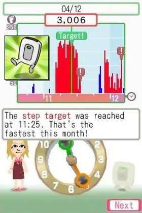 Personal Trainer - Walking (USA) (En,Fr,Es) screen shot game playing